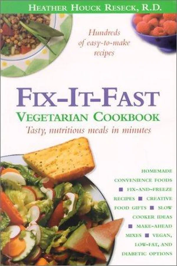 Capa de Fix-it-fast vegetarian cookbook