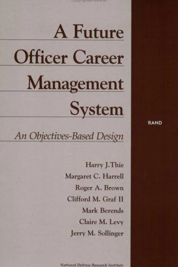 Capa de A future officer career management system