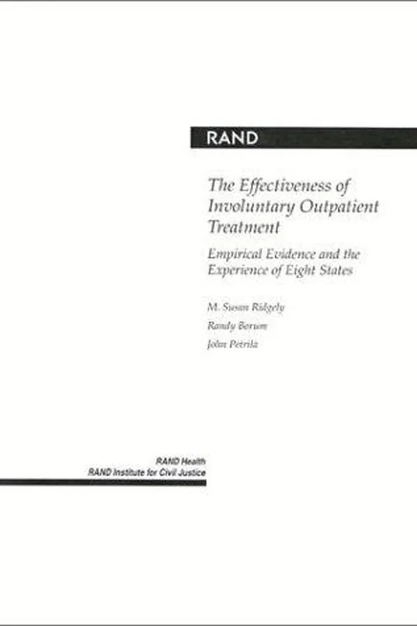 Capa de The effectiveness of involuntary outpatient treatment