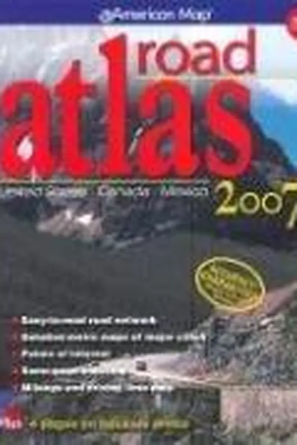 Capa de American Map 2007 Road Atlas: United States - Canada - Mexico (Road Atlas: United States, Canada, Mexico)