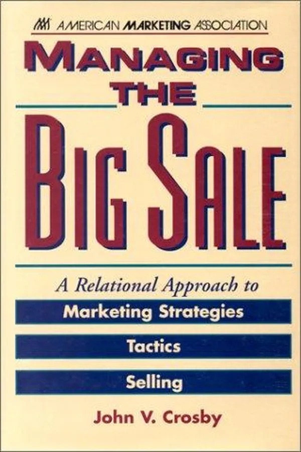 Capa de Managing the big sale