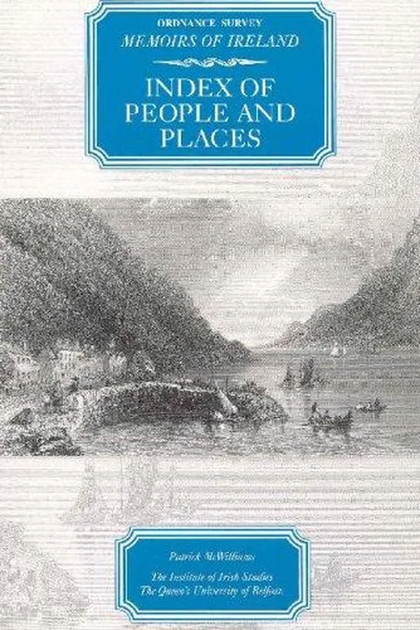 Capa de Index to Ordnance survey memoirs of Ireland series