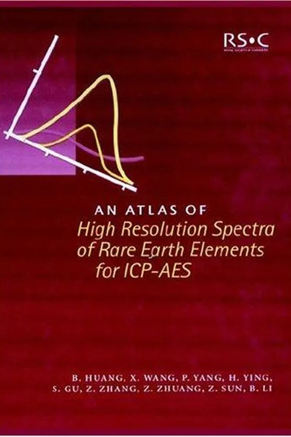 Capa de An Atlas of High Resolution Spectra of Rare Earth Elements for ICP - AES