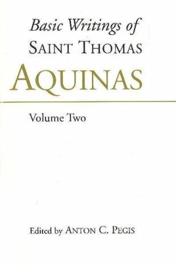 Capa de Basic writings of Saint Thomas Aquinas