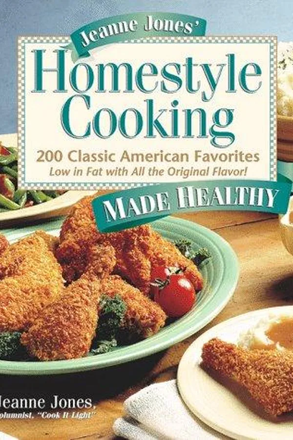 Capa de Jeanne Jones' homestyle cooking made healthy