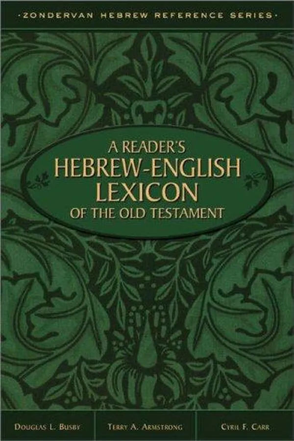 Capa de A reader's Hebrew-English lexicon of the Old Testament