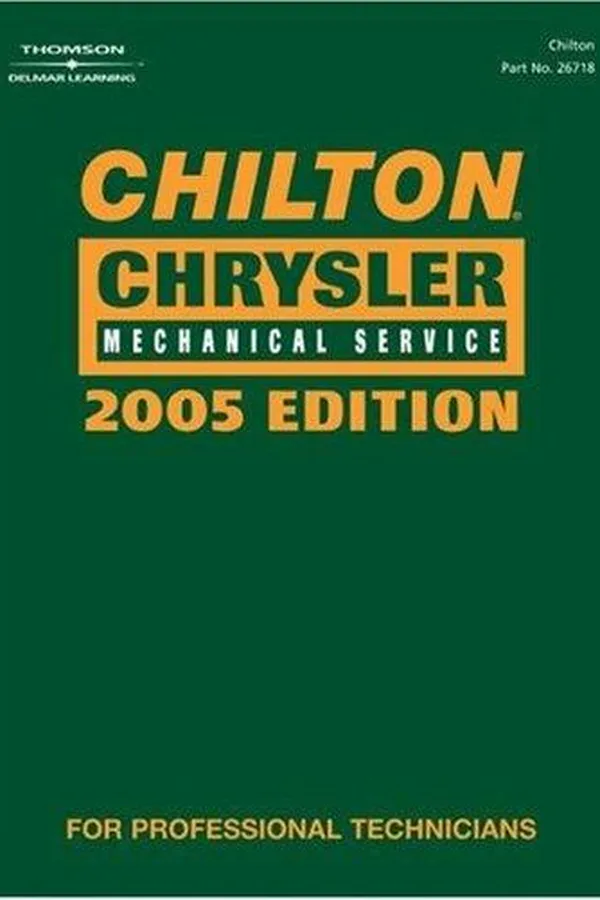 Cover of Chilton 2005 Chrysler Mechanical Service Manual