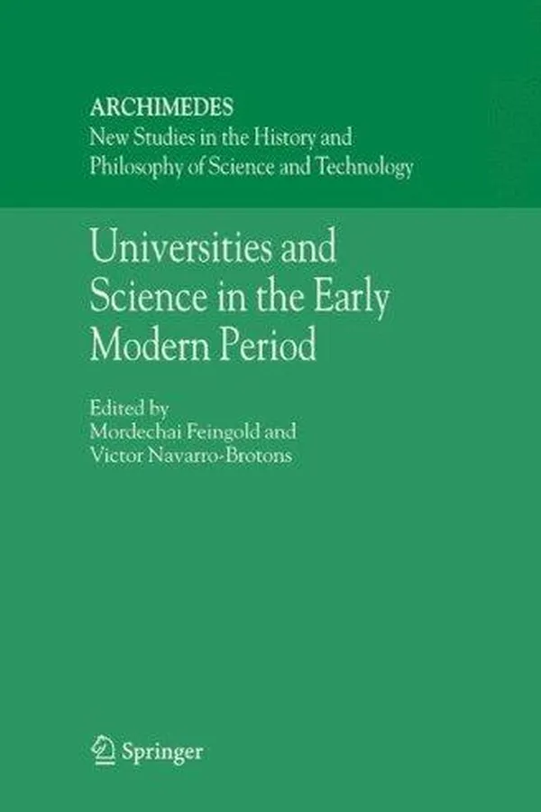 Capa de Universities and science in the early modern period