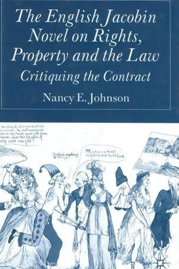 Capa de The English Jacobin novel on rights, property, and the law