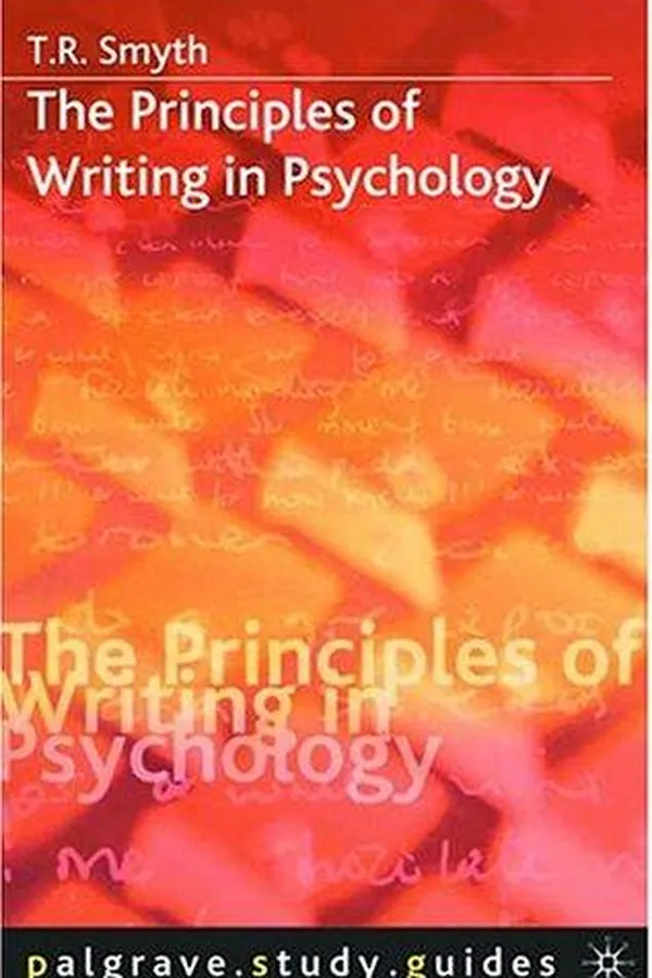 Capa de The Principles of Writing in Psychology (Palgrave Study Guides)