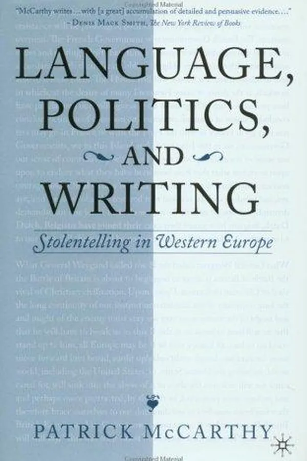 Capa de Language, politics, and writing