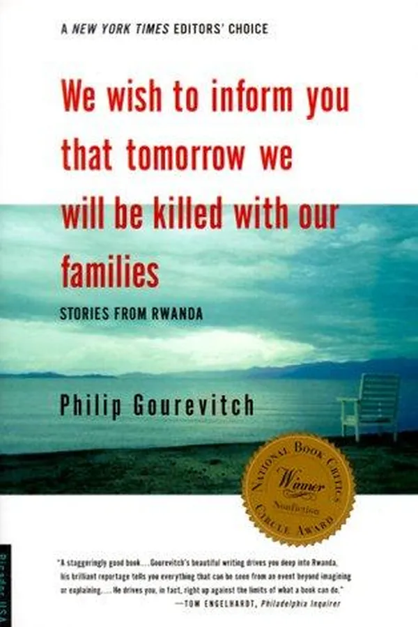 Capa de We wish to inform you that tomorrow we will be killed with our families