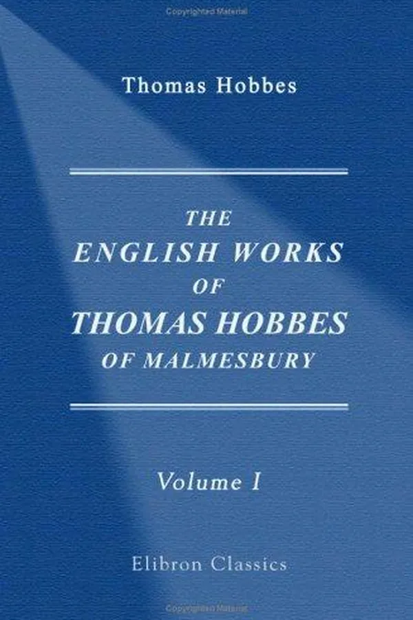 Capa de The English works of Thomas Hobbes of Malmesbury