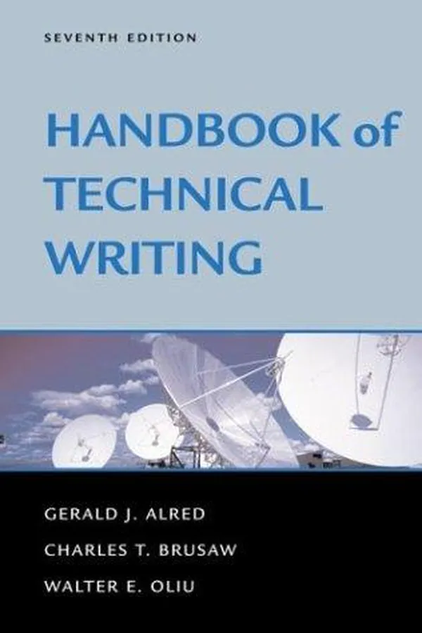 Capa de Handbook of technical writing