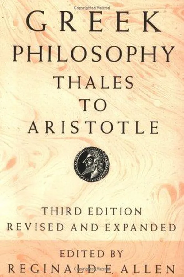 Capa de Greek philosophy