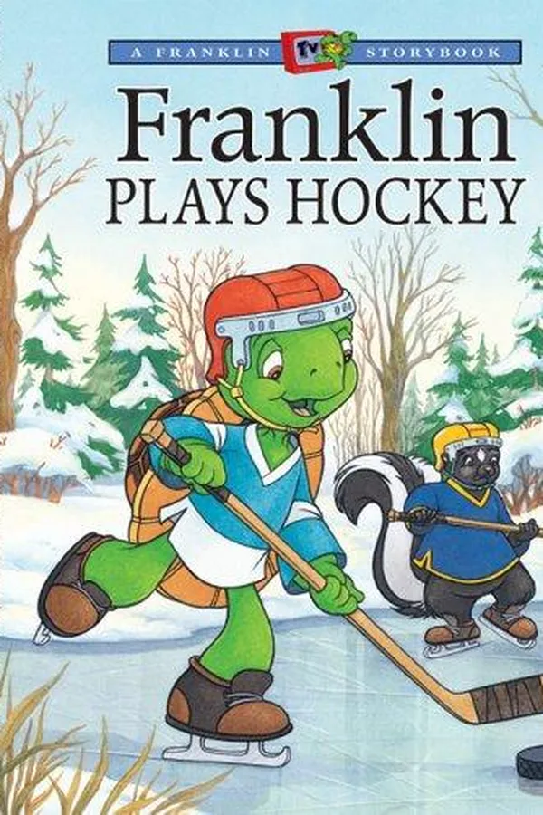 Capa de Franklin Plays Hockey (A Franklin TV Storybook)