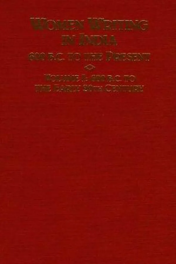 Capa de Women writing in India : 600 B.C. to the present