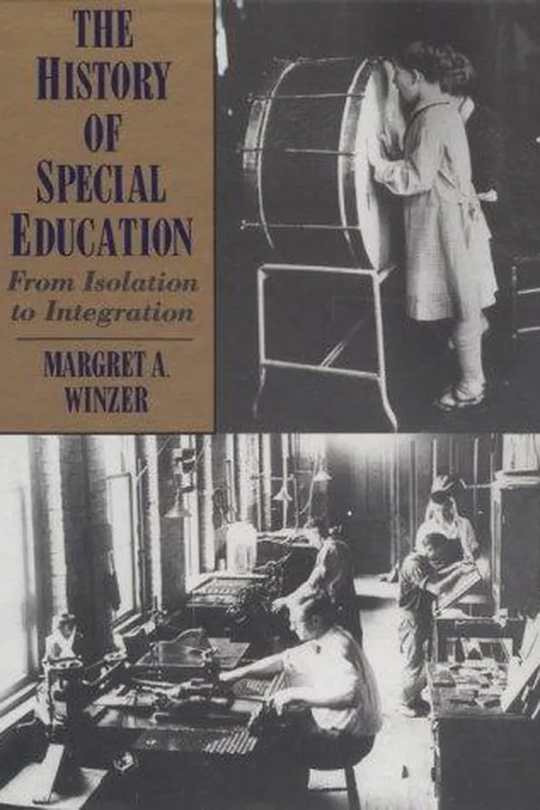 Capa de The history of special education