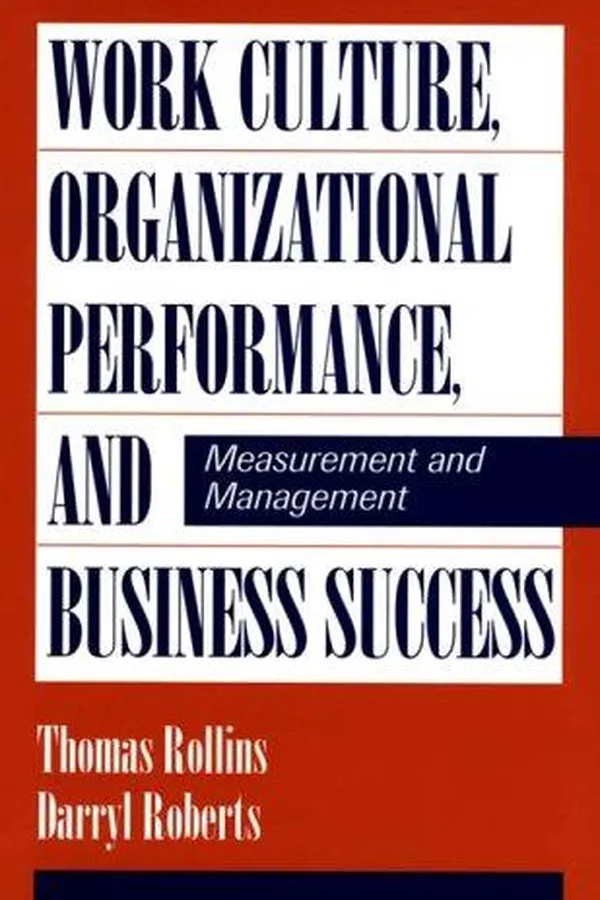 Capa de Work culture, organizational performance, and business success