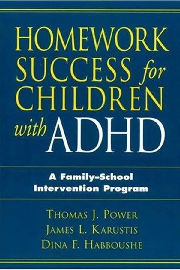 Cover of Homework success for children with ADHD