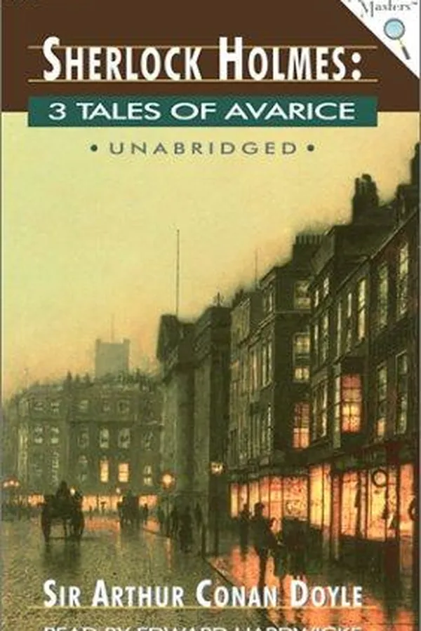 Capa de Sherlock Holmes. 3 Tales of Avarice (Adventure of the Blue Carbuncle / Adventure of the Priory School / Red-Headed League)