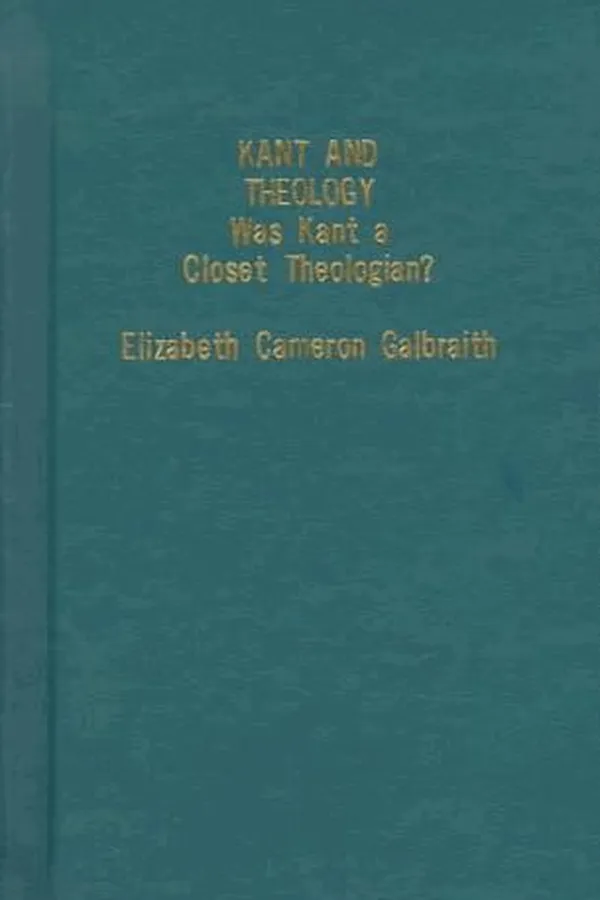 Capa de Kant and theology