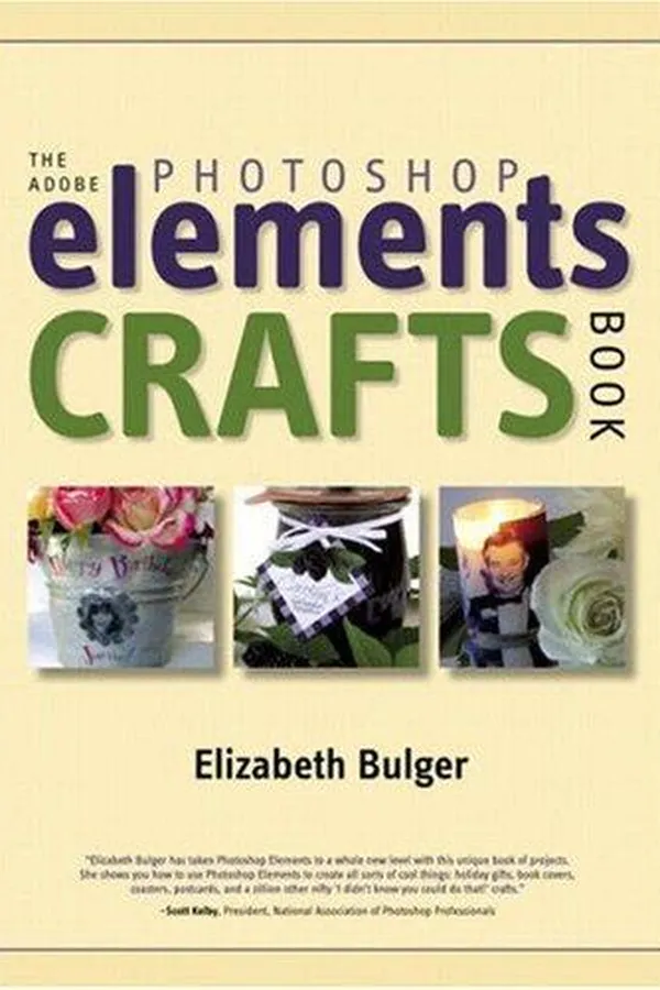 Capa de The Adobe Photoshop Elements Crafts Book