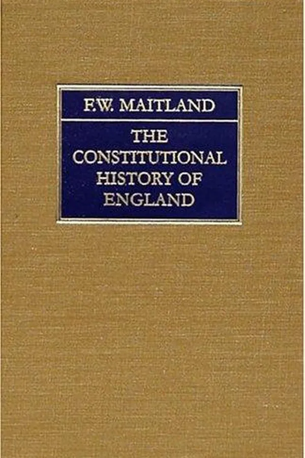 Capa de The constitutional history of England