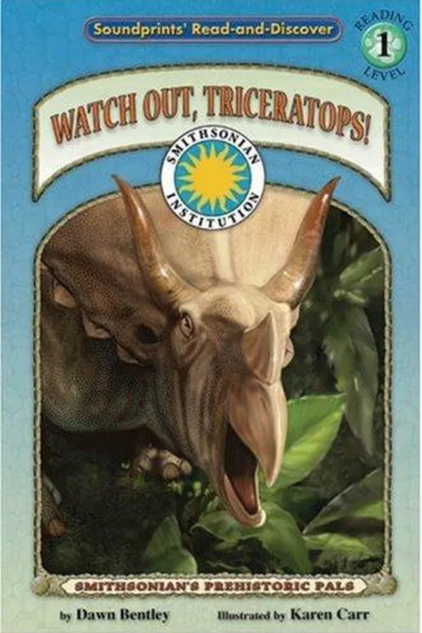 Capa de Watch out, Triceratops!