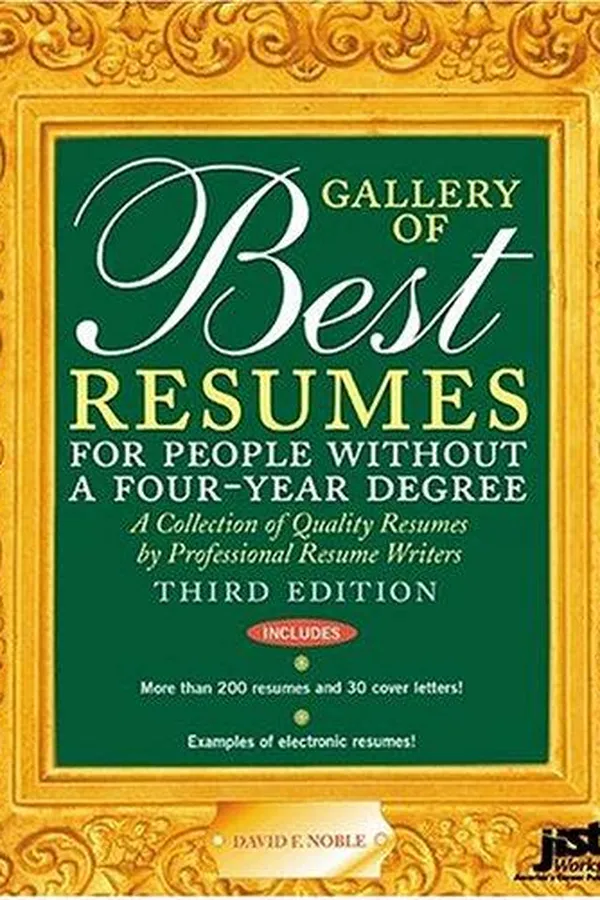 Capa de Gallery of best resumes for people without a four-year degree