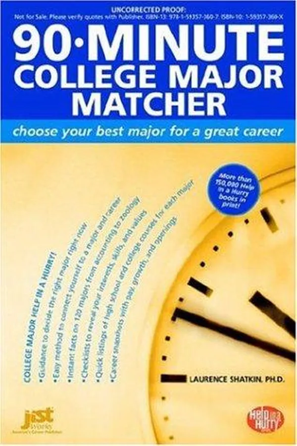 Capa de 90-Minute College Major Matcher