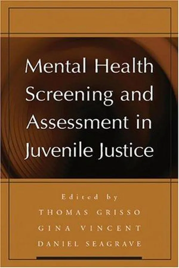 Capa de Mental health screening and assessment in juvenile justice