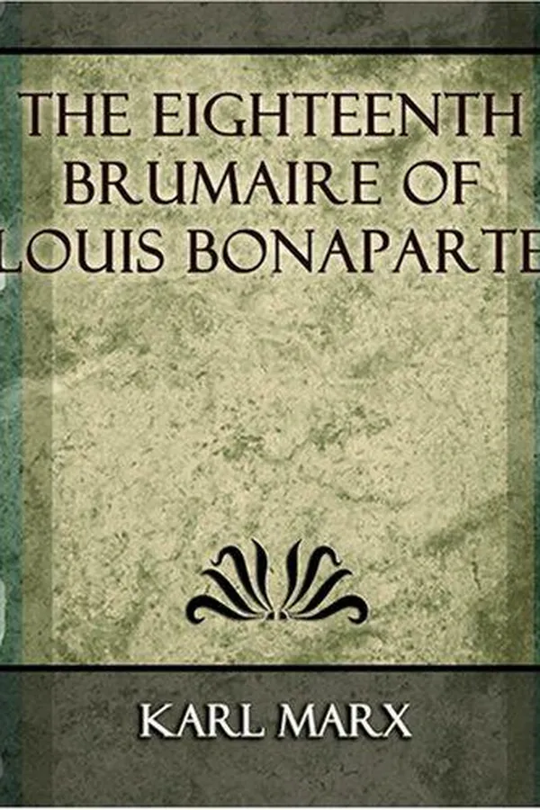 Capa de Der 18. Brumaire des Louis Bonaparte