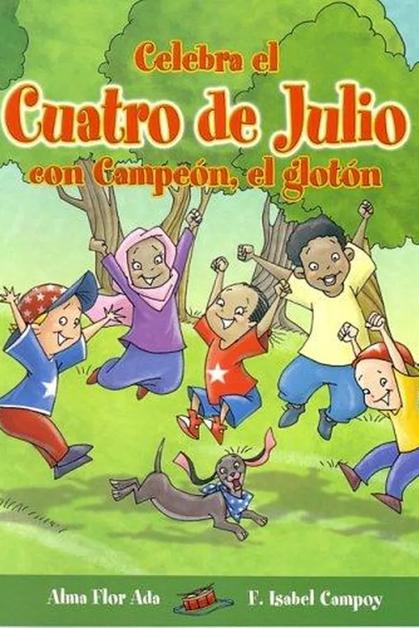 Capa de Celebra el cuatro de julio con Campeó́n, el glotón