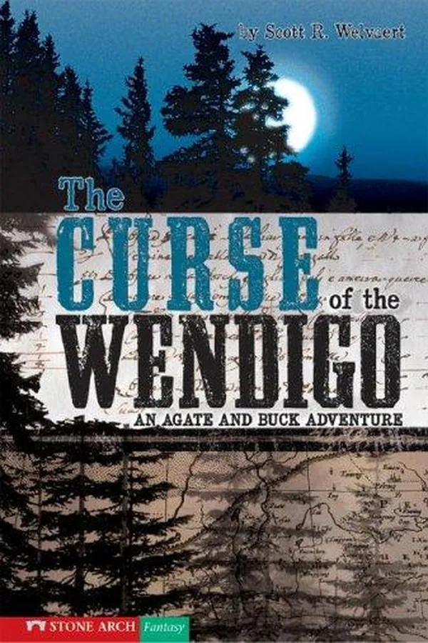 Capa de The Curse of the Wendigo, an Agate And Buck Adventure (Vortex Books)
