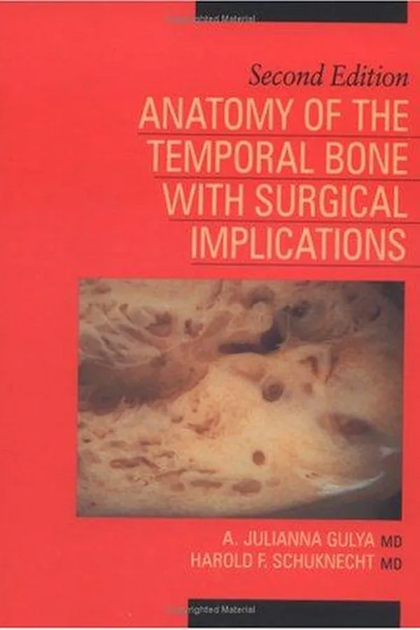 Capa de Anatomy of the temporal bone with surgical implications
