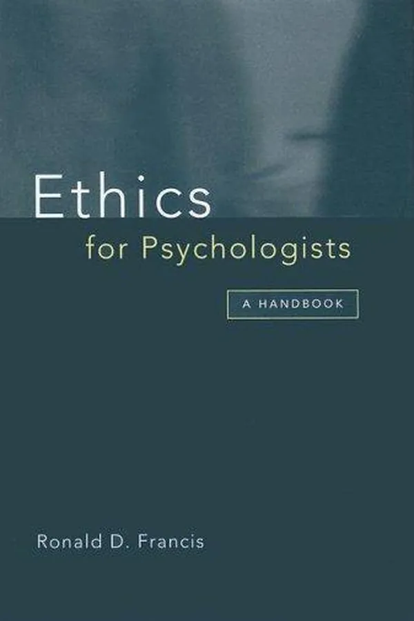 Capa de Ethics for Psychologists