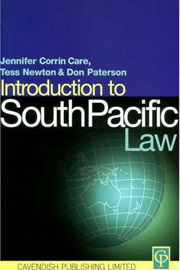 Capa de Introduction to South Pacific law