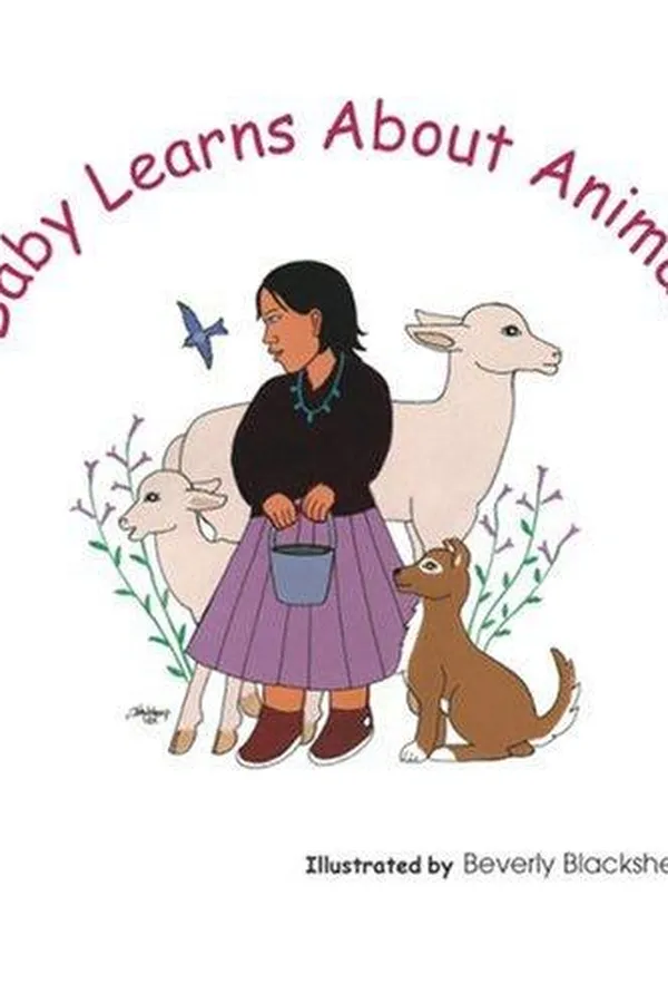 Capa de Baby learns about animals