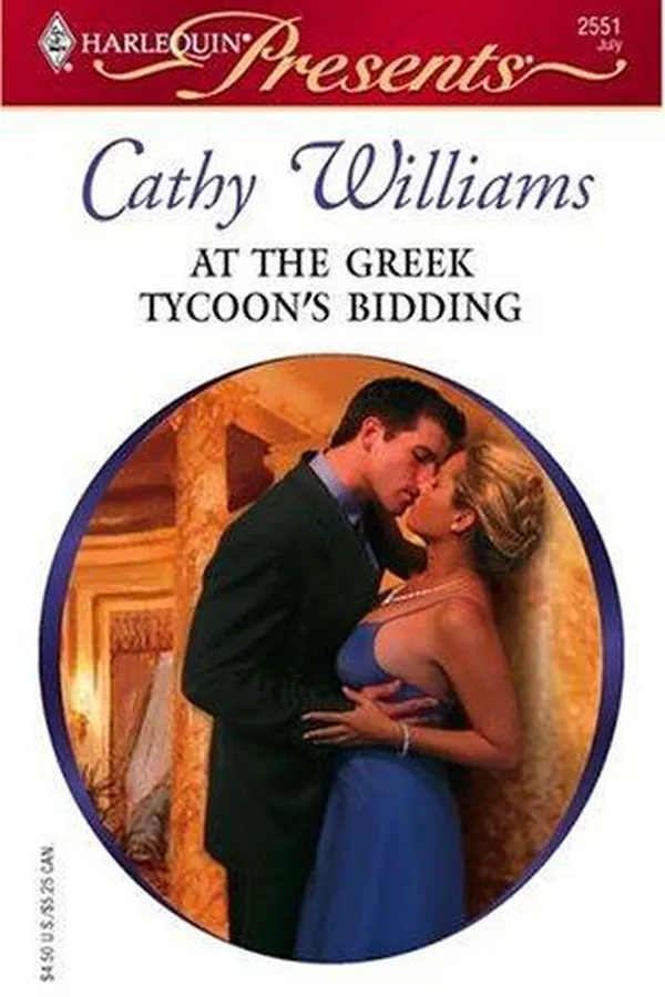 Capa de At The Greek Tycoon's Bidding