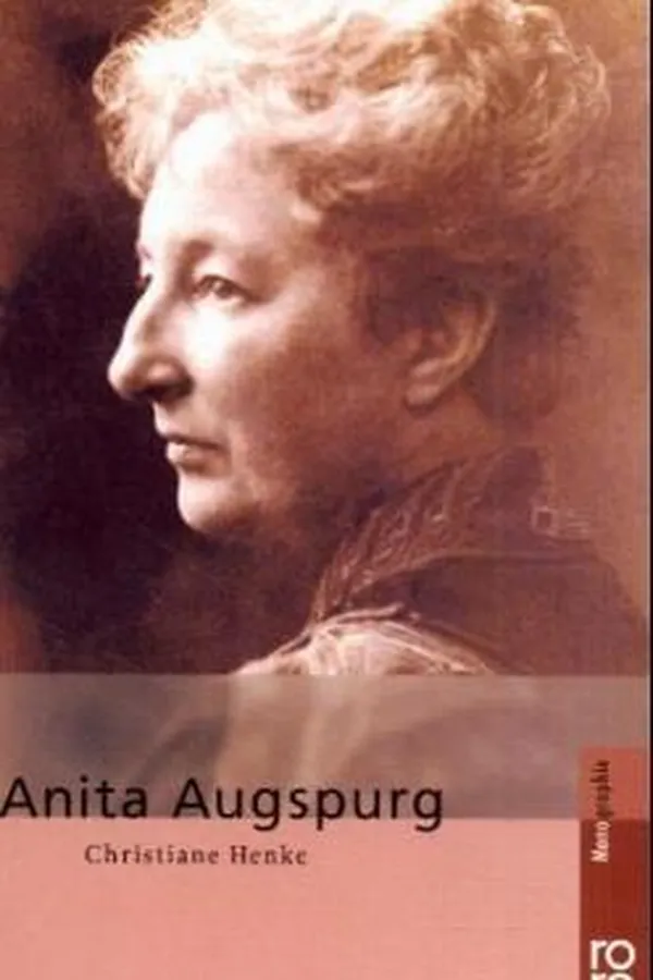 Capa de Anita Augspurg