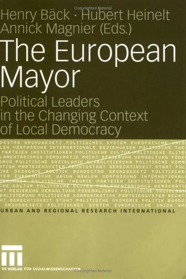 Capa de The European Mayor