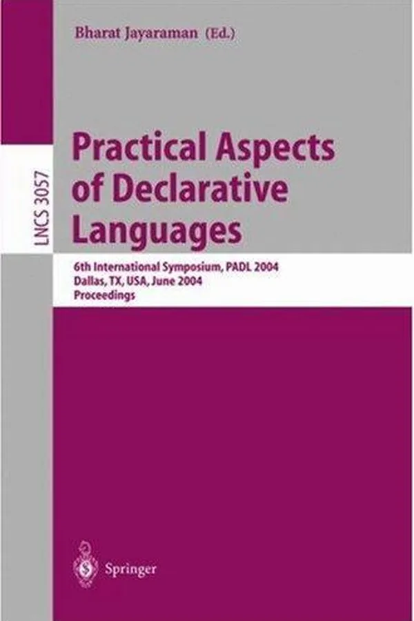 Capa de Practical Aspects of Declarative Languages