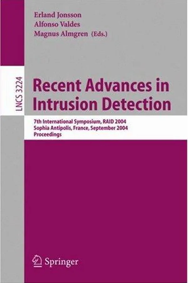 Capa de Recent advances in intrusion detection