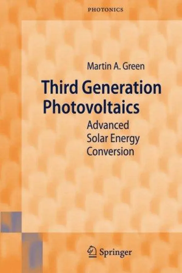 Cover of Third Generation Photovoltaics
