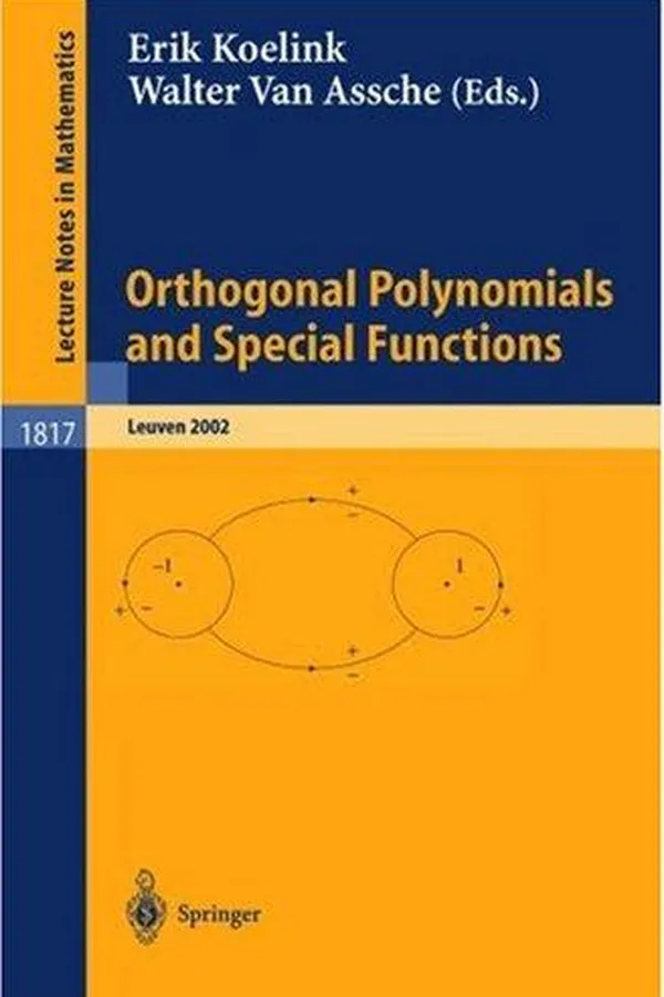 Capa de Orthogonal polynomials and special functions