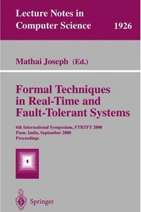 Capa de Formal Techniques in Real-Time and Fault-Tolerant Systems
