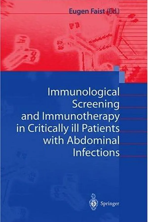 Capa de Immunological Screening and Immunotherapy in Critically ill Patients with Abdominal Infections