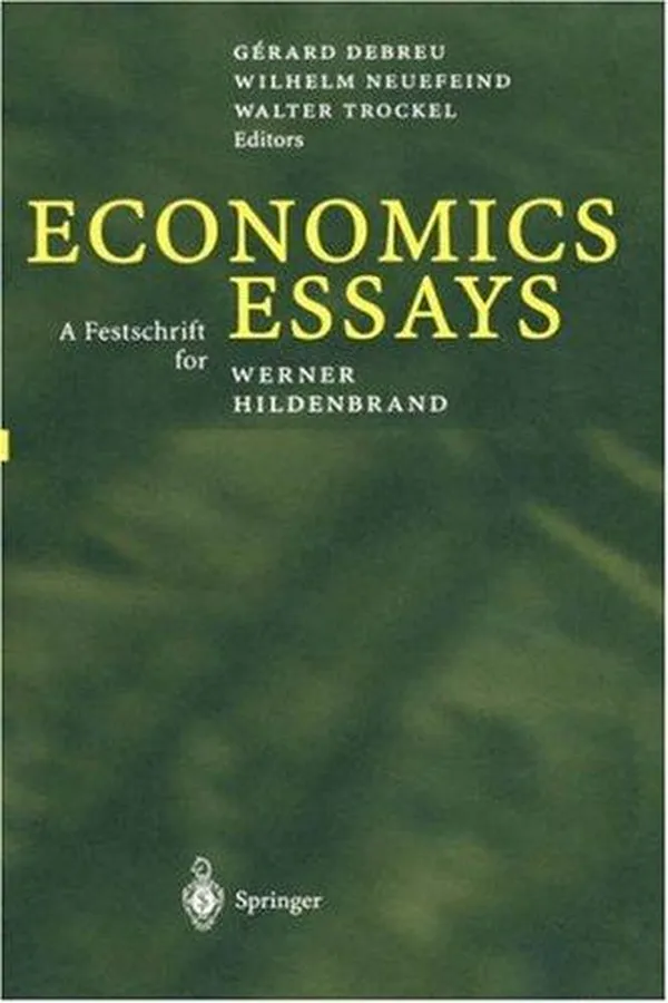 Capa de Economics essays
