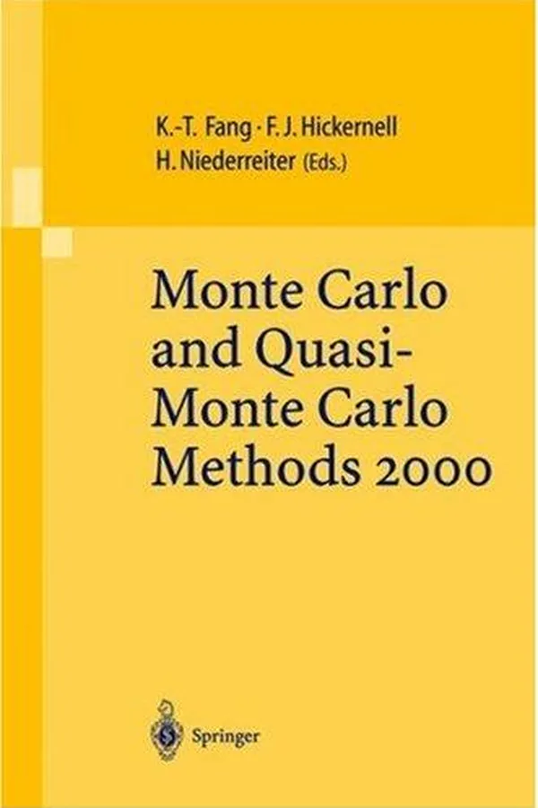 Capa de Monte Carlo and quasi-Monte Carlo methods 2000